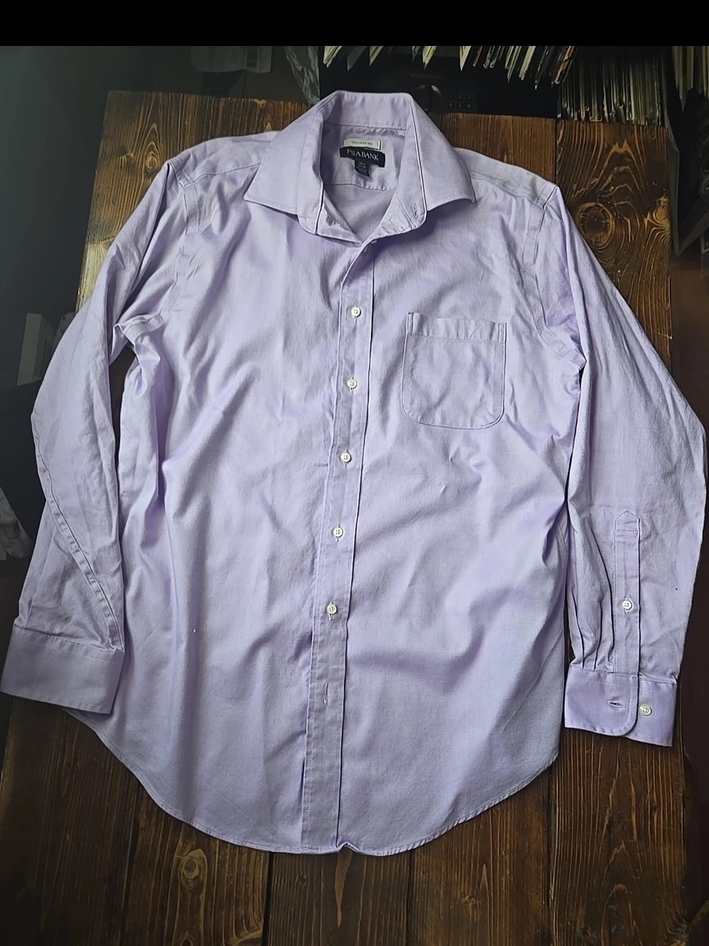 Jos. A. Bank Light Purple Button-Up Dress Shirt 16.5 34/35